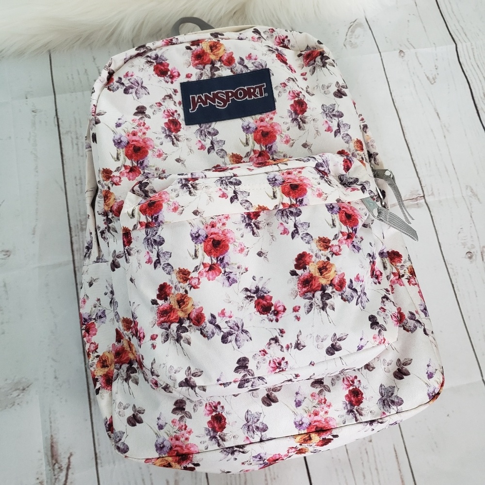 Jansport backpack in floral print